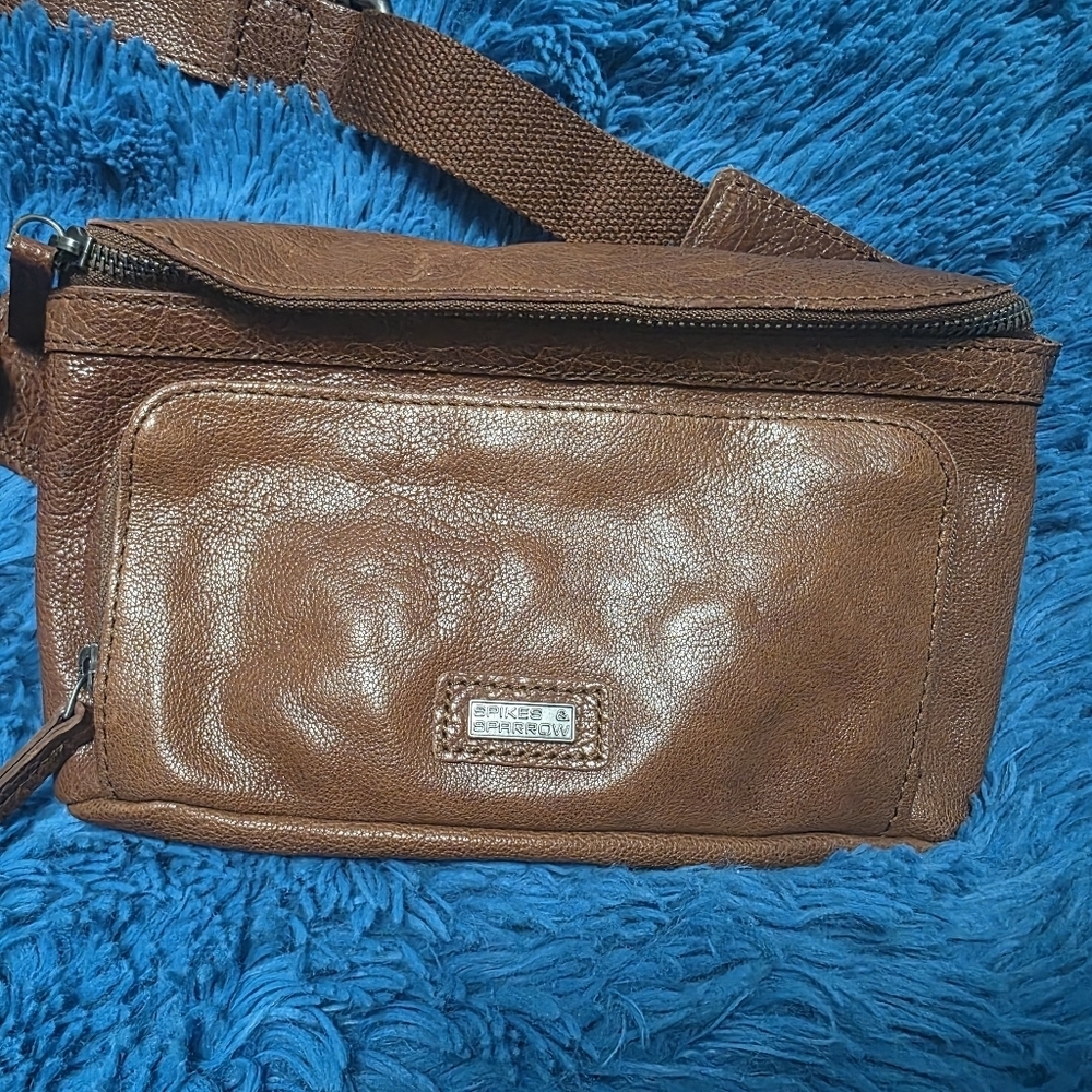 Spikes & Sparrow Leather Belt Bag Unisex - Picture 2 of 10